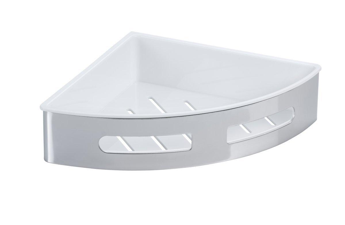 Image of Duschablage Dreieckig Inox Poliert Unisex Weiss ONE SIZE