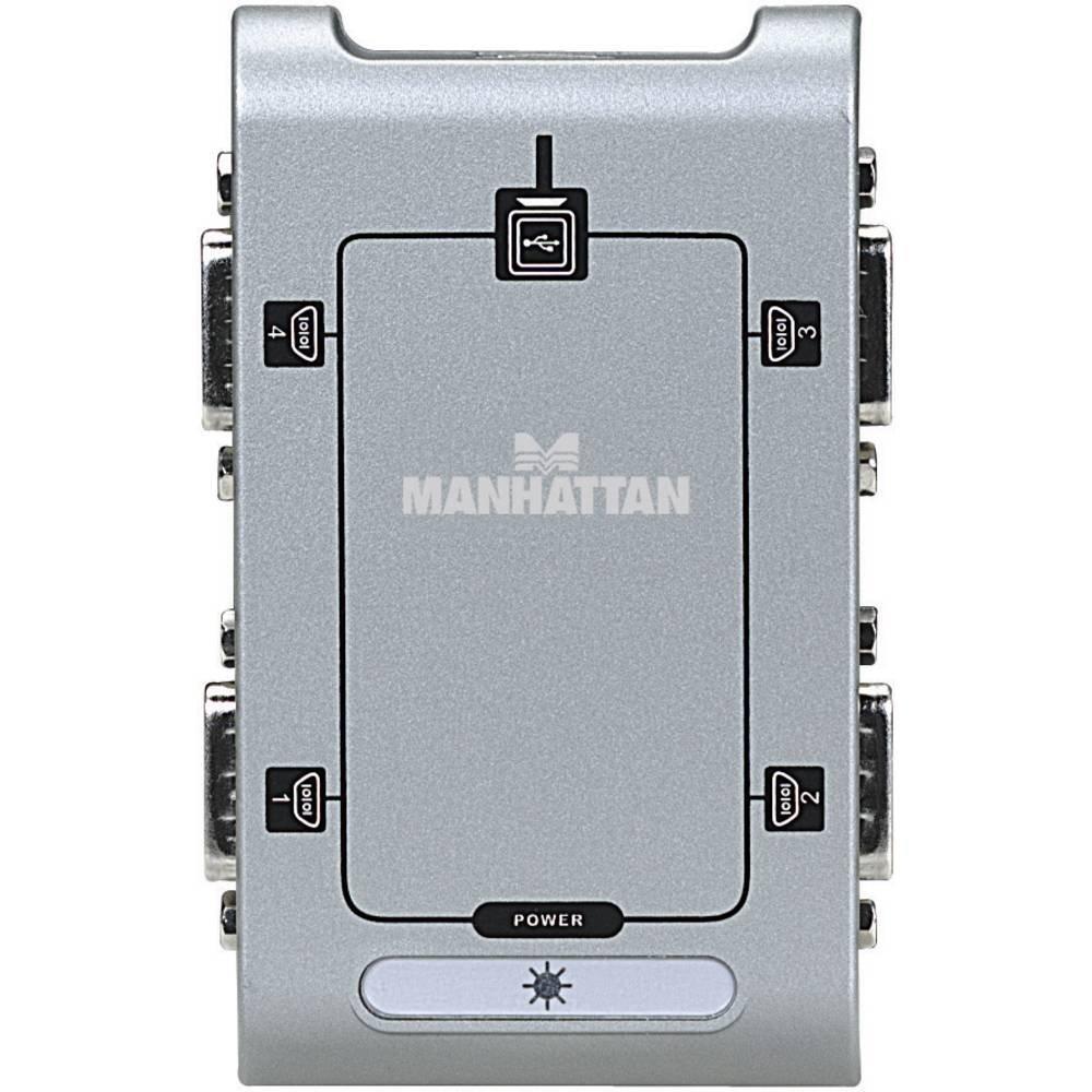 Manhattan  Manhattan USB 2.0 Adattatore [4x Spina SUB-D a 9 poli - 1x Presa B USB 2.0] 151047 