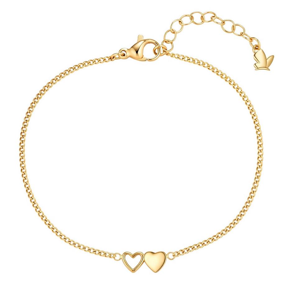 Armband Herz Edelstahl