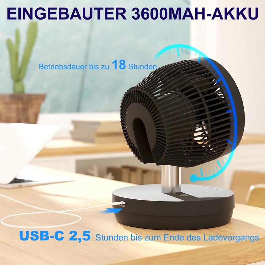 HOMCOM Bodenventilator  