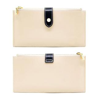 Only-bags.store Portafoglio in Vera Pelle Blocco RFID Porta Carte di Credito Cerniera  