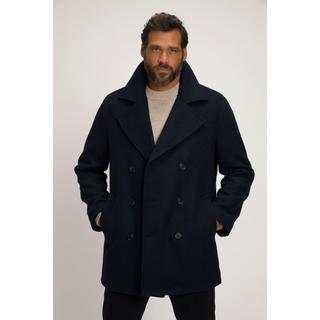 JP1880 Caban Laine Mélangée Déperlante Patte de Boutonnage  