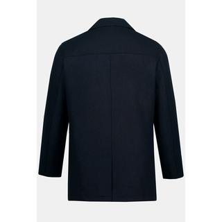 JP1880 Caban Wasserabweisender Wollmix Knopfleiste  