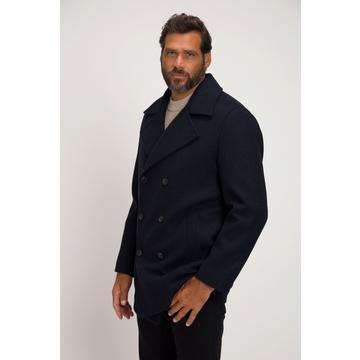 Caban, wasserabweisender Wollmix, Knopfleiste