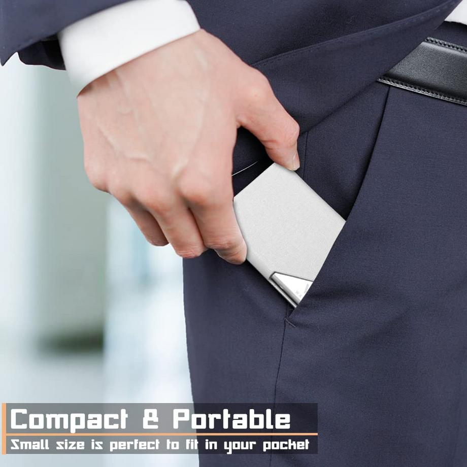 Only-bags.store Étui à Cartes de Visite en Cuir PU de Luxe avec Fermeture Magnétique  