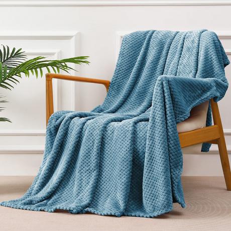 Alopini Coperta in pile super morbida e calda motivo a nido d'ape  