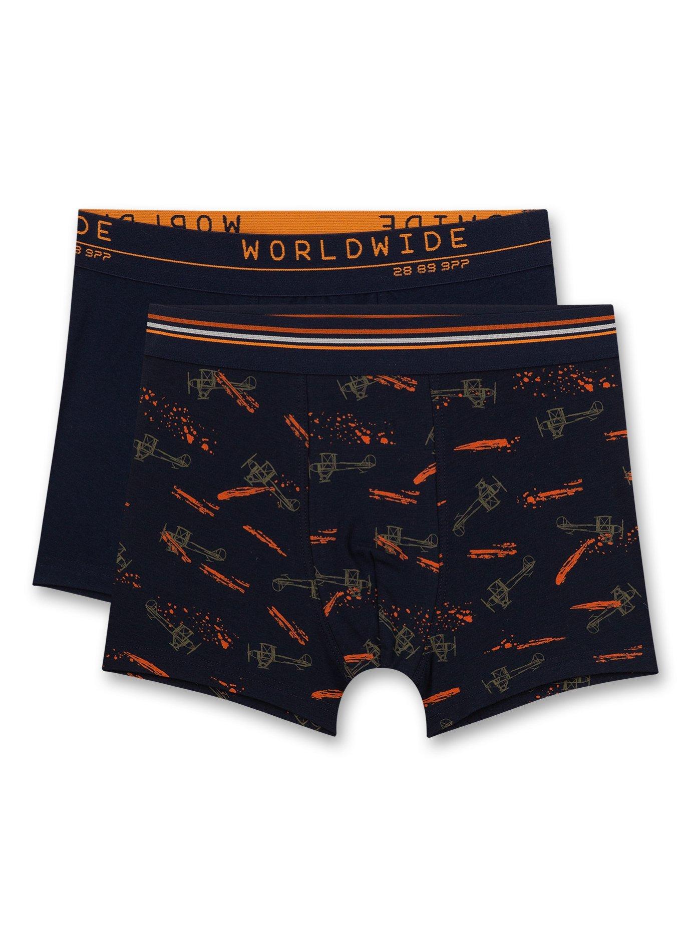Image of Jungen-shorts (doppelpack) Worldwide Jungen Schwarz 176
