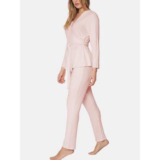 Admas  Pyjama tenue d'intérieur pantalon top croisé Elegant Line 