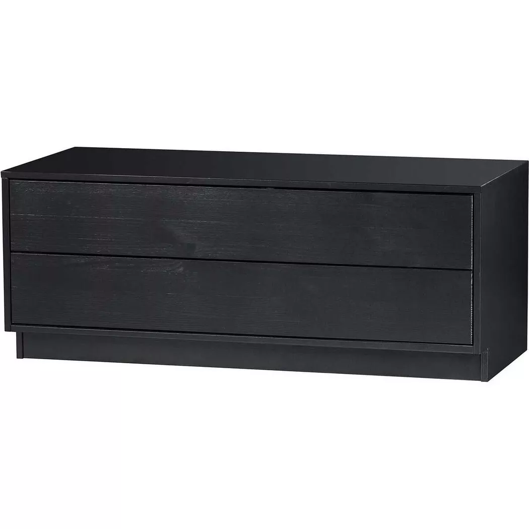 mutoni - TV-Möbel Finca Kiefer tiefschwarz 100x40, One Size