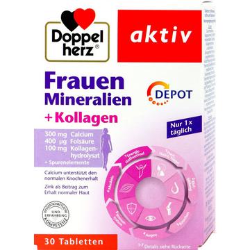 Frauen Mineralien Kollagen