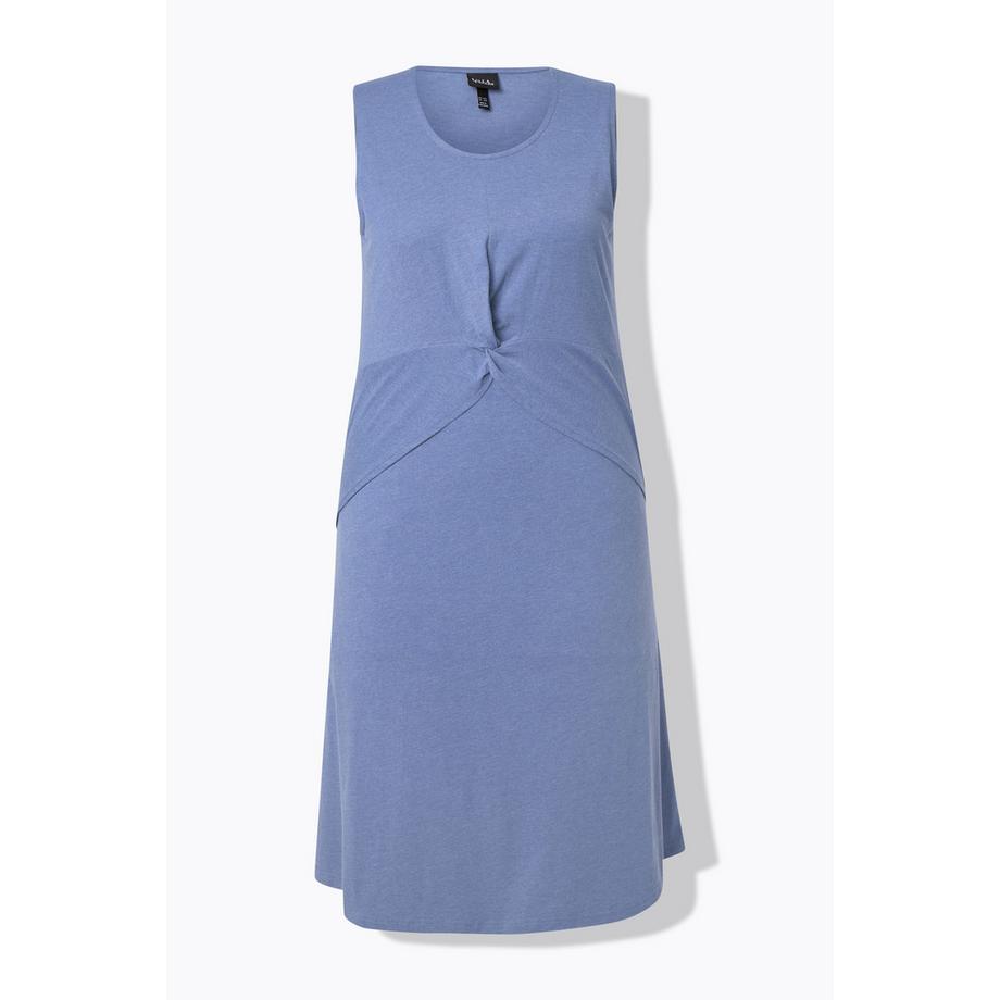 Ulla Popken Robe Jersey A-Line Sans Manches Encolure Ronde  