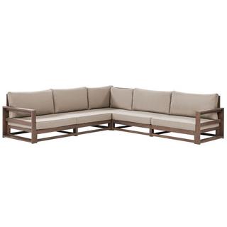 Beliani Set lounge pour jardin en Bois d'acacia certifié FSC® Moderne TIMOR  