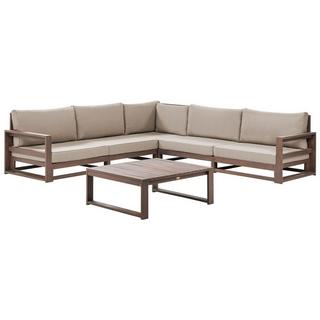 Beliani Set lounge pour jardin en Bois d'acacia certifié FSC® Moderne TIMOR  