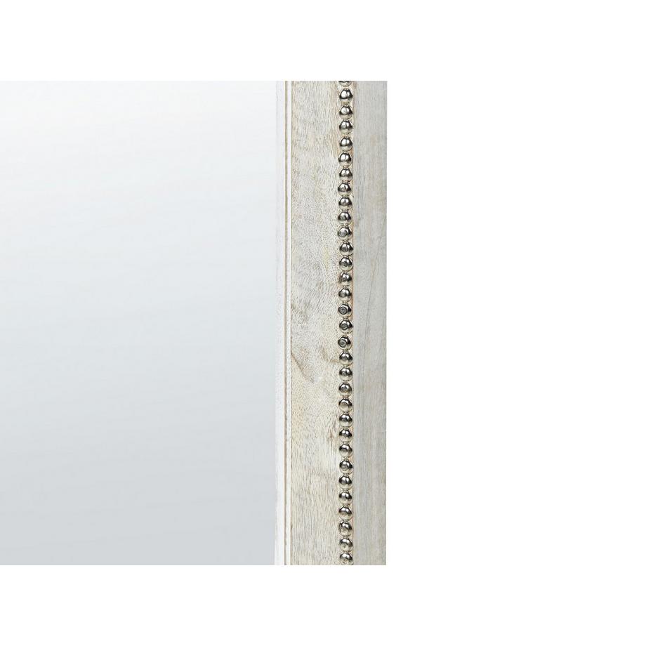 Beliani Wandspiegel aus Mangoholz Mediterran SARRY  