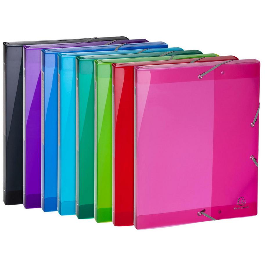 Cartella portaprogetti polipropilene dorso 25mm Iderama PP - A4 - x 8