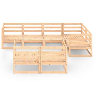 VidaXL Ensemble de meubles de jardin bois de pin  