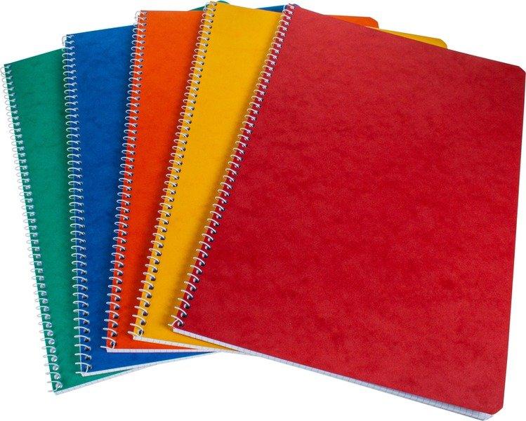 Image of Spiralheft ass. A4 540291 kariert,5mm, 80g 72 Blatt Spiralheft ass. A4 540291 kariert,5mm, 80g 72 Blatt