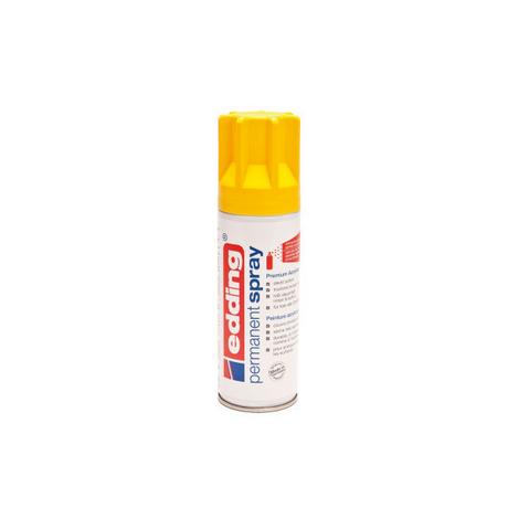 Edding Edding Permanent Spray pittura 200 ml Giallo Barattolo a spruzzo  