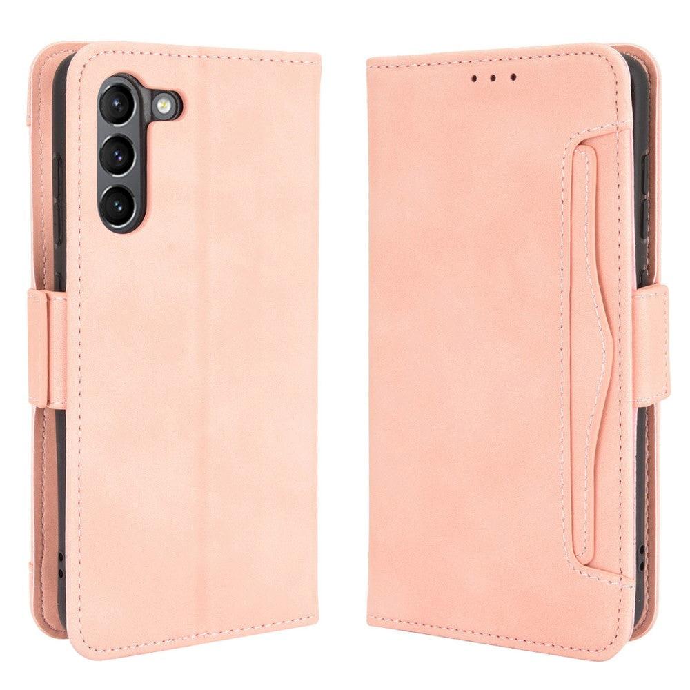 Cover-Discount  Galaxy S21 Fe - Custodia Con Molti Scomparti Per Carte Di Credito 