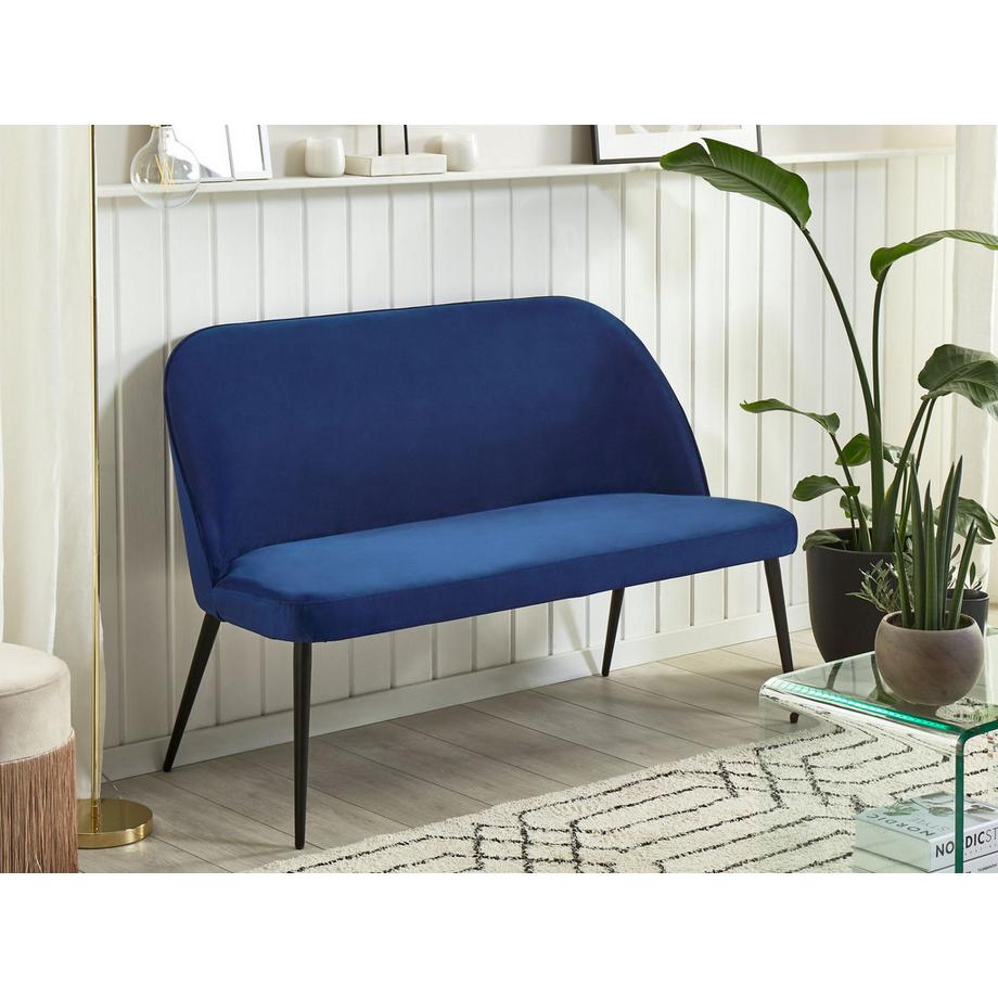 Beliani 2 Sitzer Sofa aus Samtstoff  OSBY  