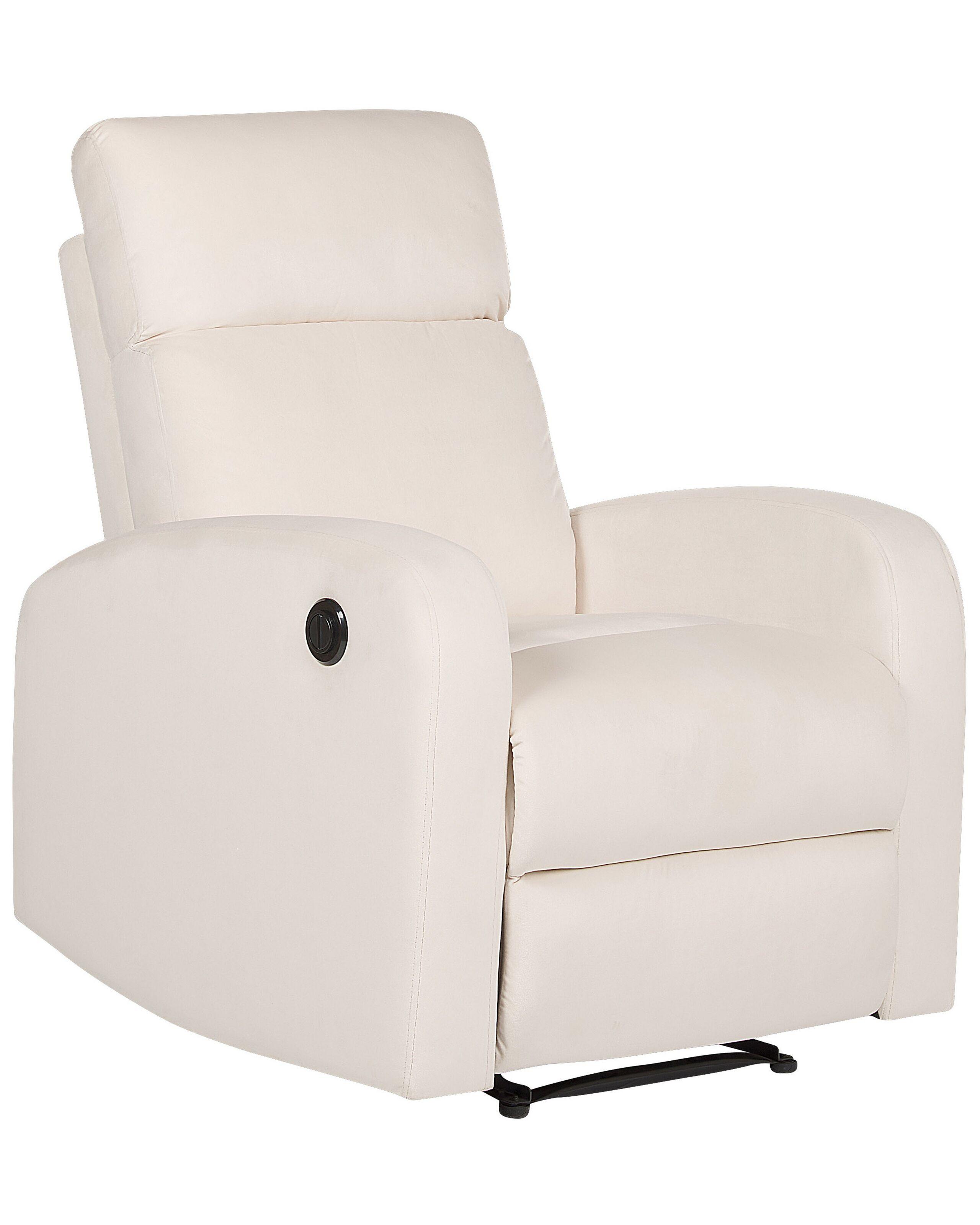 Beliani Fauteuil en Velours Moderne VERDAL  