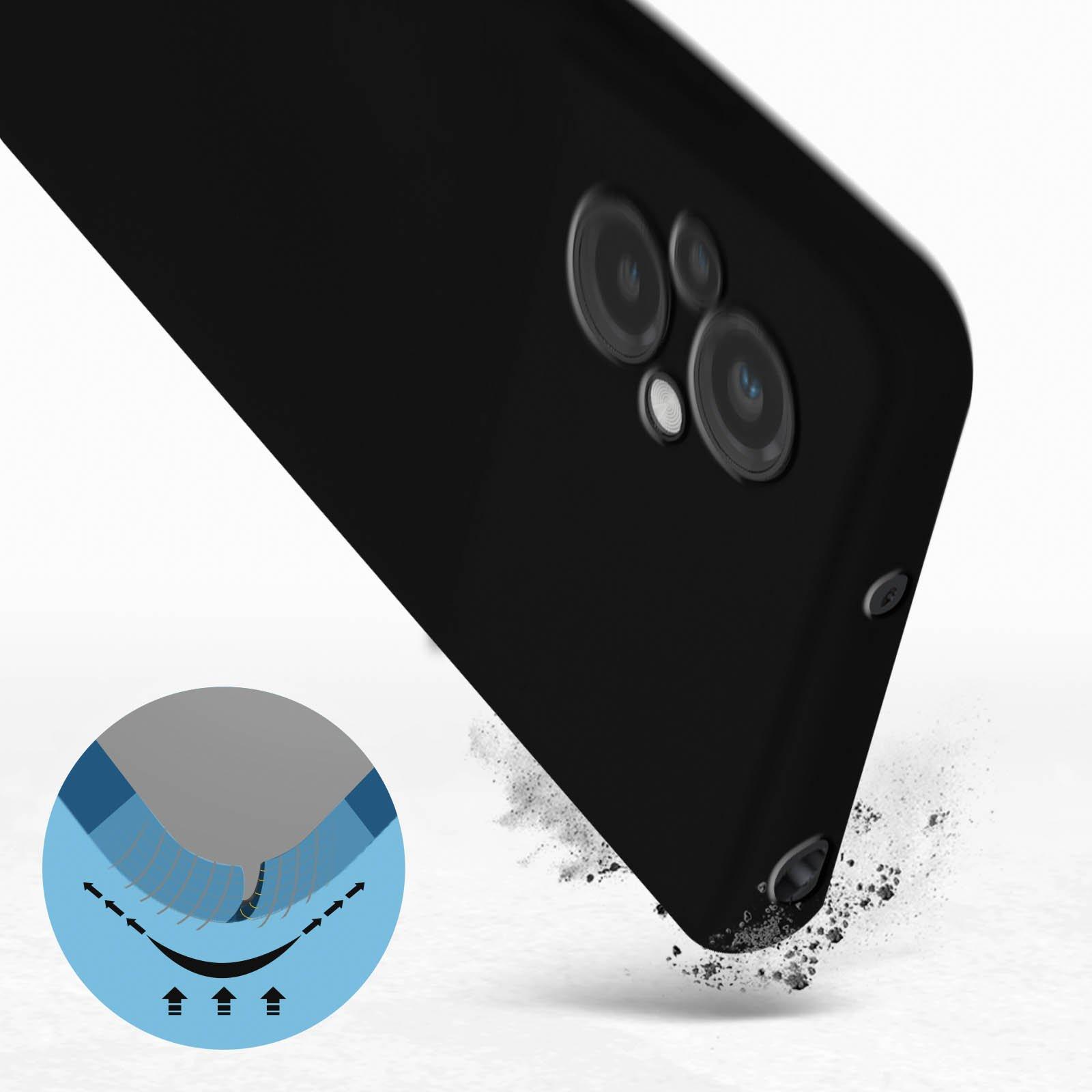 Avizar  Coque Xiaomi Poco M5 Semi-rigide Noir 