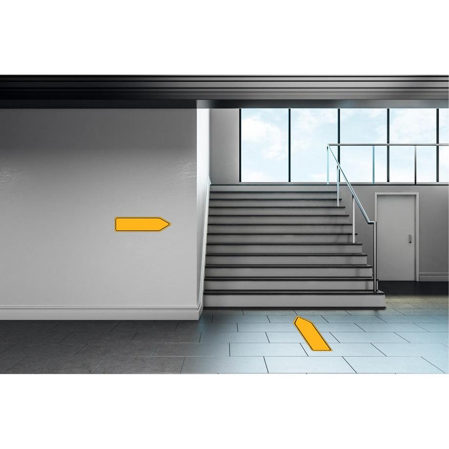 Exacompta Cartello in PVC adesivo antiscivolo circolazione obbligatoria100 cm  