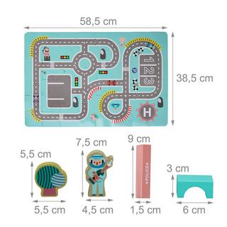 Northix  Set di blocchi di legno per costruzioni City 