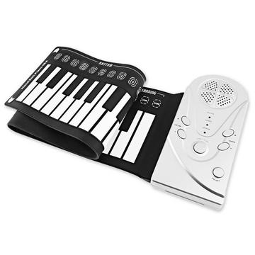 49 Tasti Piano Pieghevole Flessibile Portatile Piano Elettronico