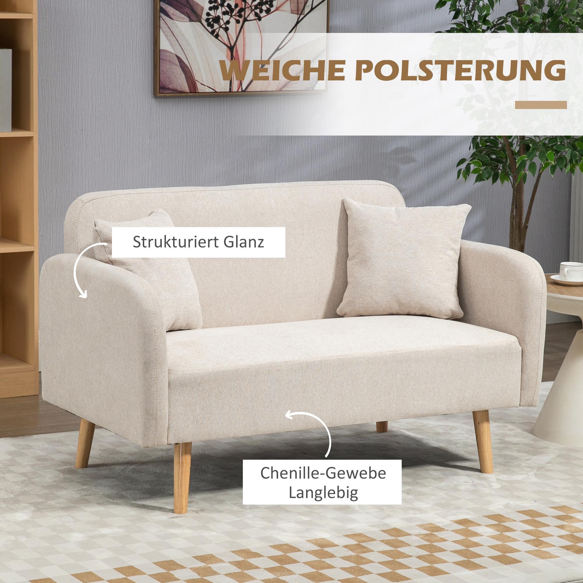 HOMCOM Sofa 2-Sitzer  