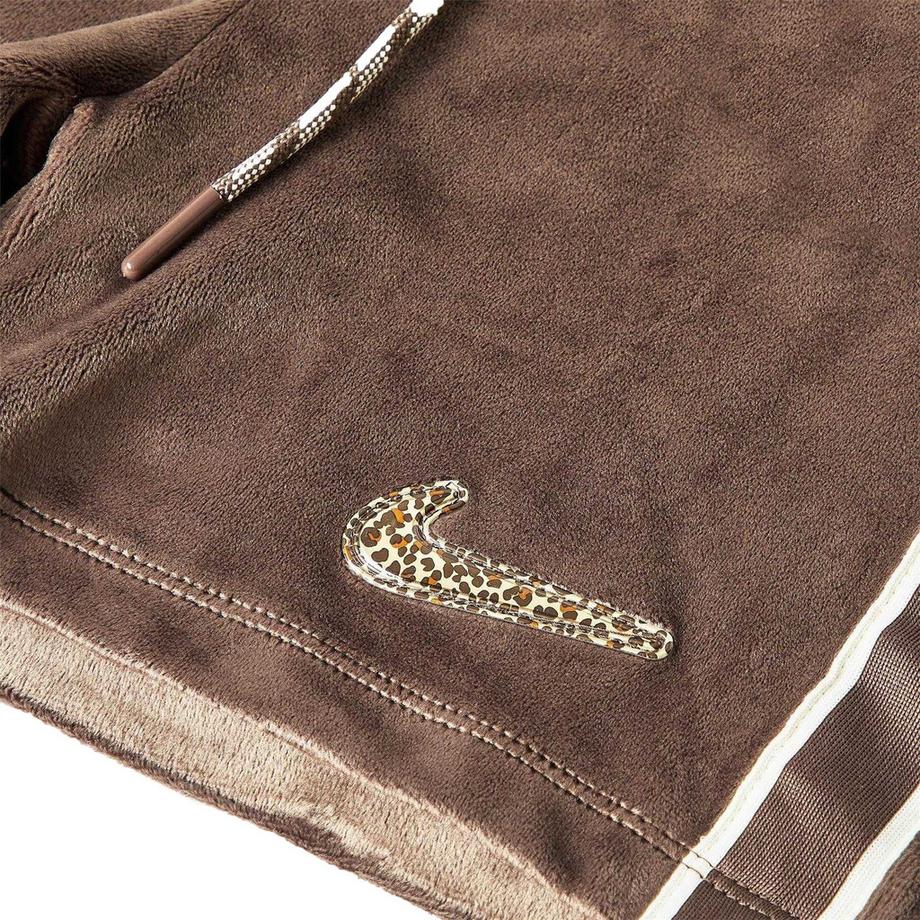 NIKE Velours Trainingshose mit Tierprint Swoosh  