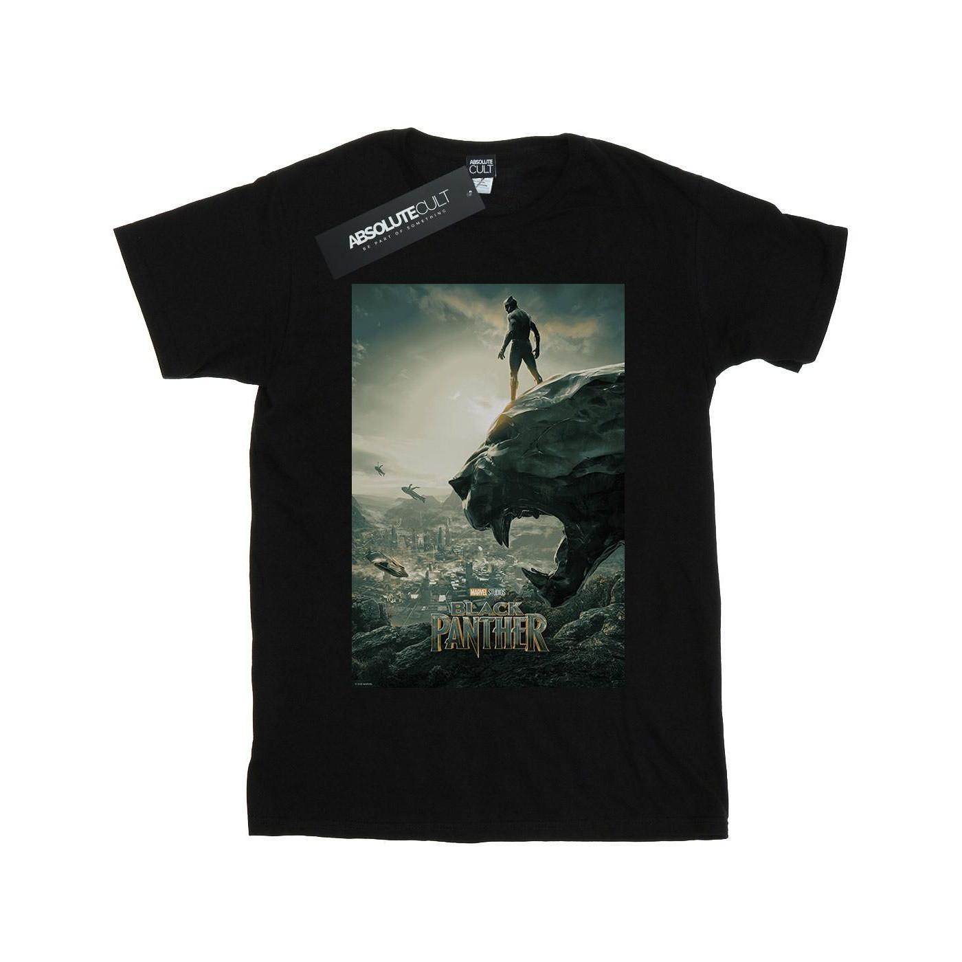 Image of Black Panther Poster Tshirt Damen Schwarz XXL