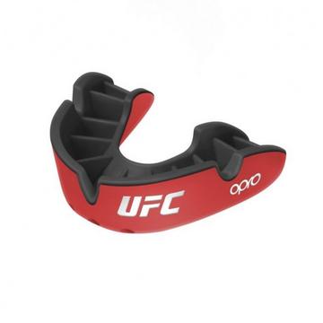 OPRO Self-Fit UFC  Silver - Red/Black