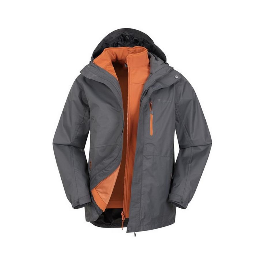 Mountain Warehouse Bracken Extreme Wasserdichte 3-in-1 Jacke  