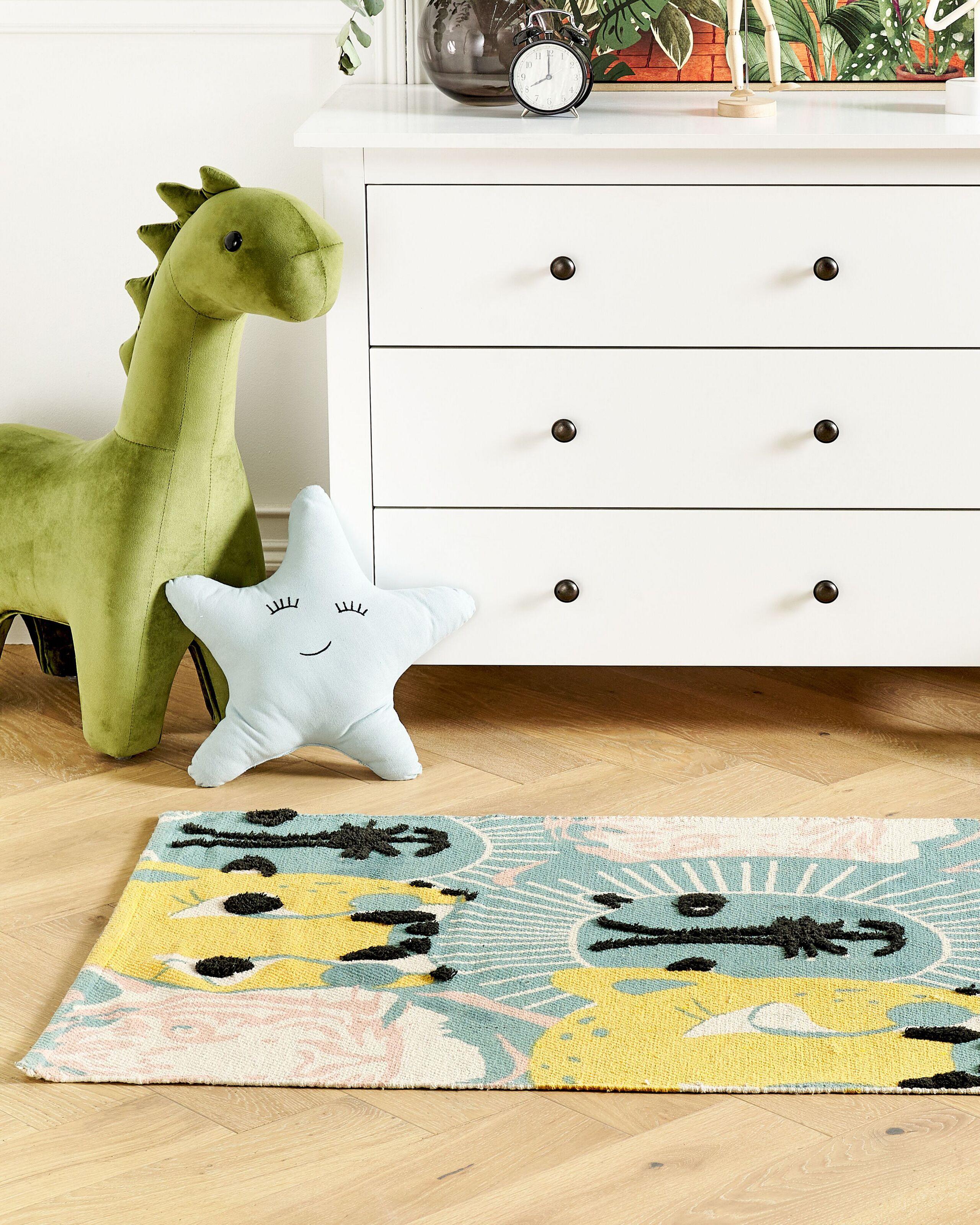 Beliani Tapis enfant en Coton Traditionnel TUTUT  