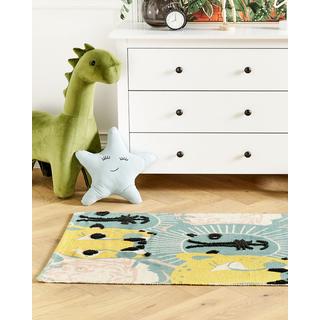 Beliani Tapis enfant en Coton Traditionnel TUTUT  