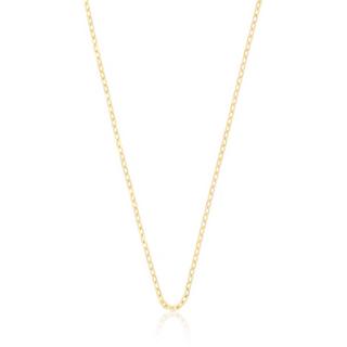 MUAU Schmuck  Collier Anker Gelbgold 750, 2.1mm, 50cm 