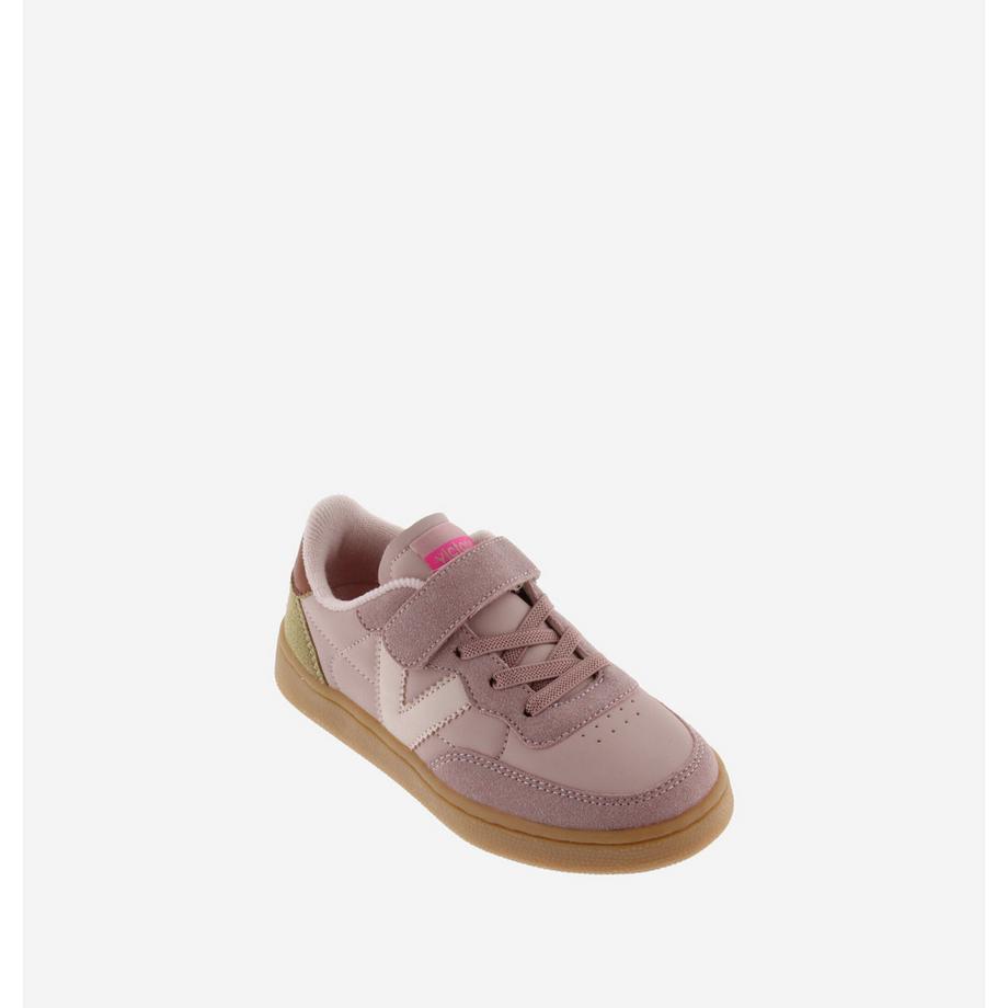 Victoria Gestreifte Sneakers mit Lederlook  