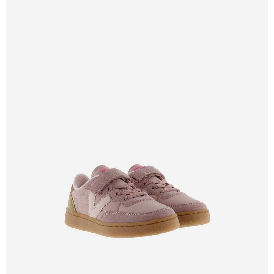 Victoria Gestreifte Sneakers mit Lederlook  