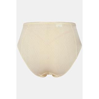 Ulla Popken  Culotte midi, jersey bord-côte, empiècement en dentelle 