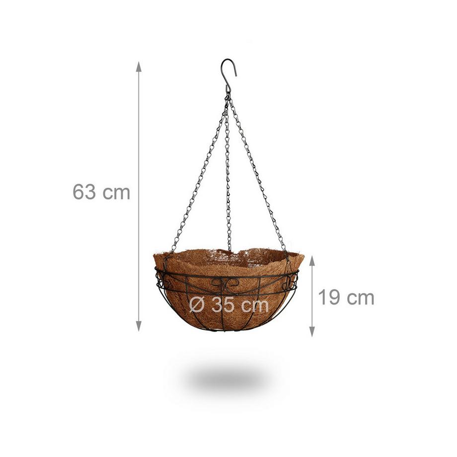 B2X Ensemble de 3 fibres de coco Ampel  