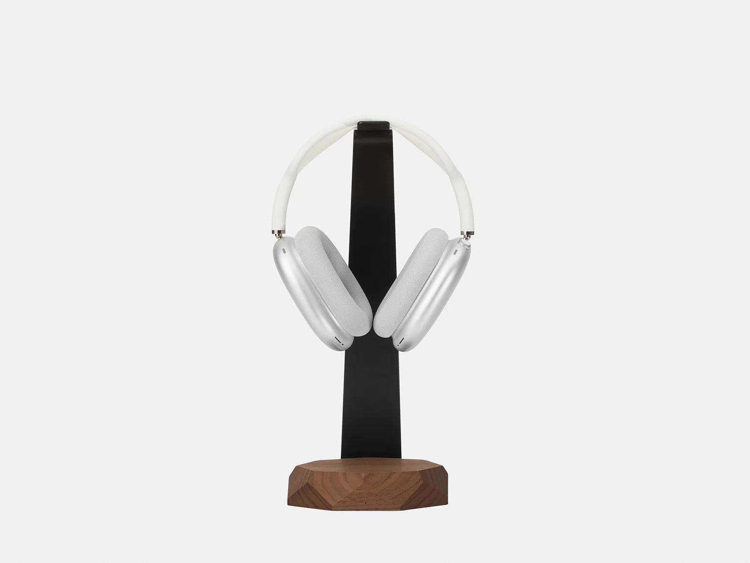 Oakywood  2in1 Headphones Stand - Support d'écouteurs avec chargeur de téléphone portable sans fil 