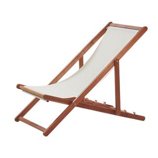 Beliani Sedia a sdraio pieghevole en Tessuto Classico ANZIO  