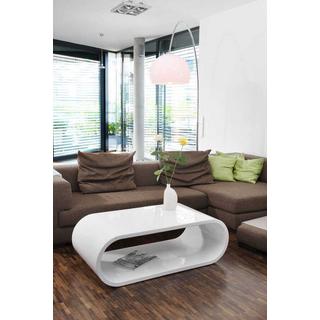 mutoni Couchtisch Rounded weiss 120x60x40  