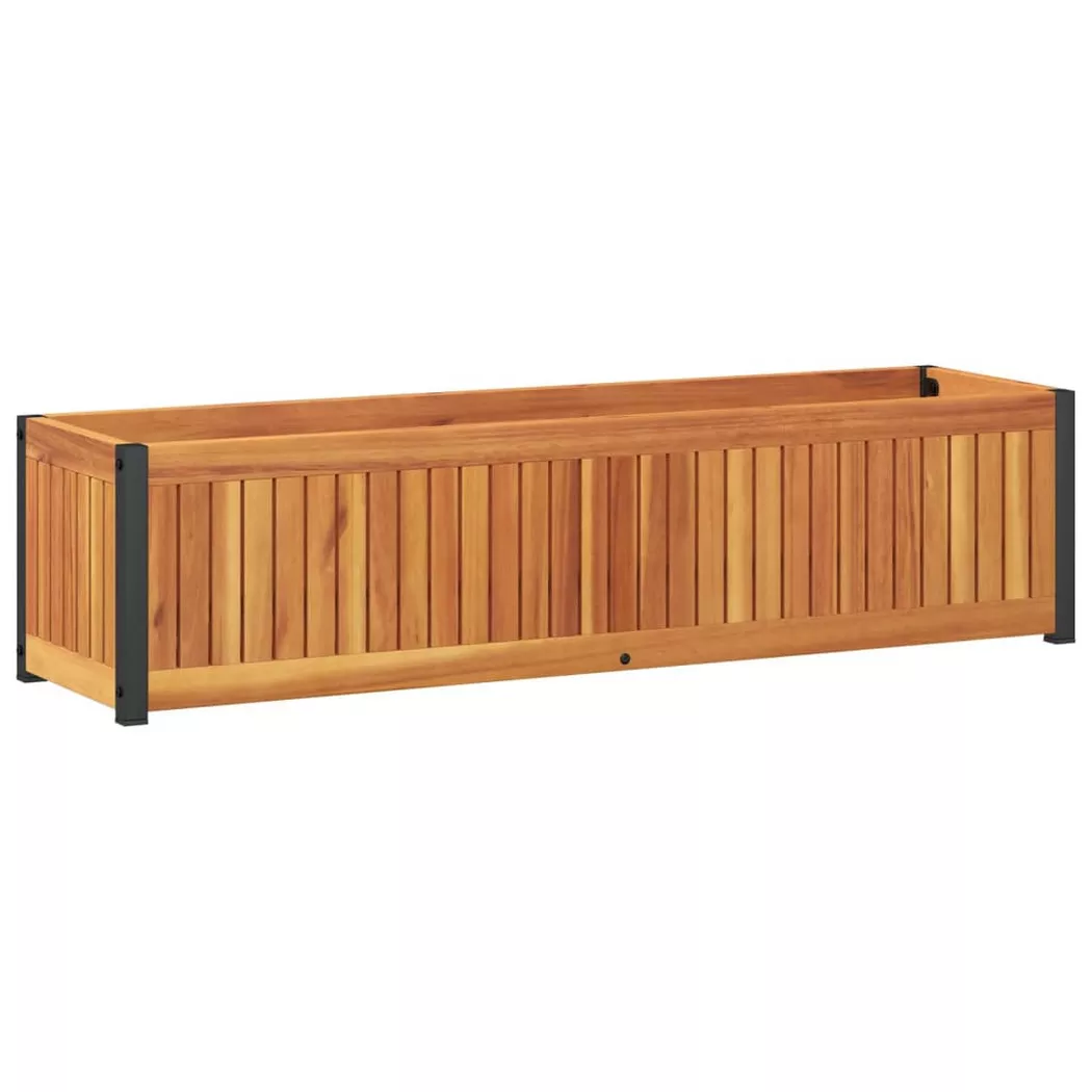 VidaXL - Jardinière bois d'acacia, One Size, Marron