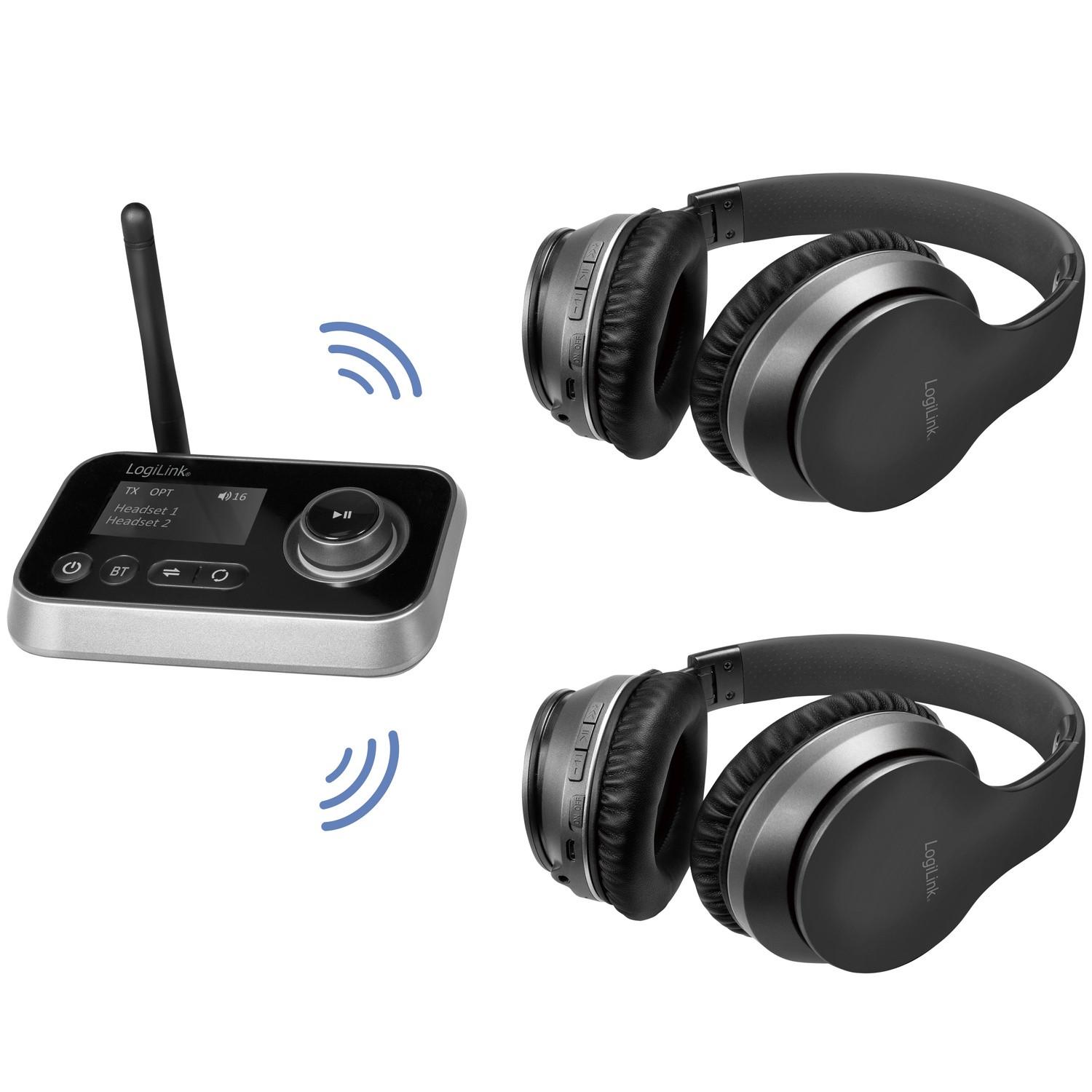 LogiLink  Bluetooth 5.0 2-in-1-Audiosender/-empfänger 