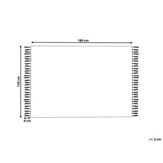 Beliani Coperta en Cotone Rustico PANVEL  