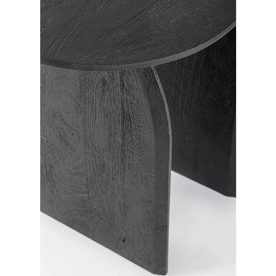 mutoni Table d&#039;appoint Monterrey noir 60x45  