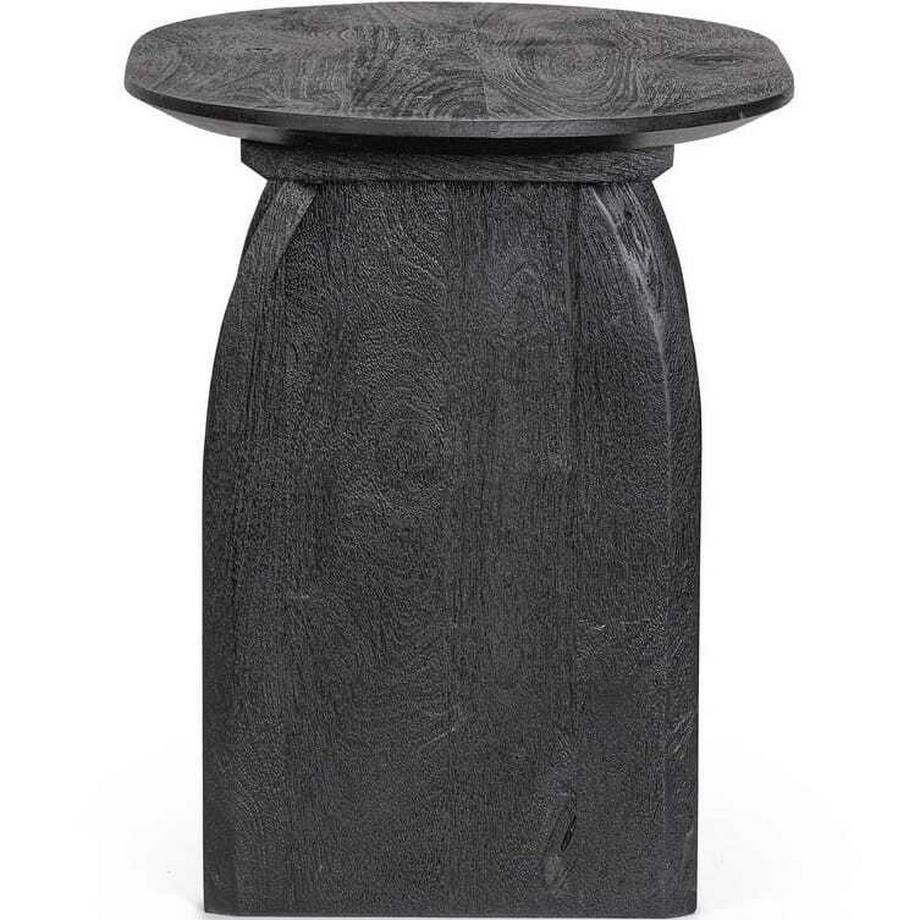 mutoni Table d&#039;appoint Monterrey noir 60x45  