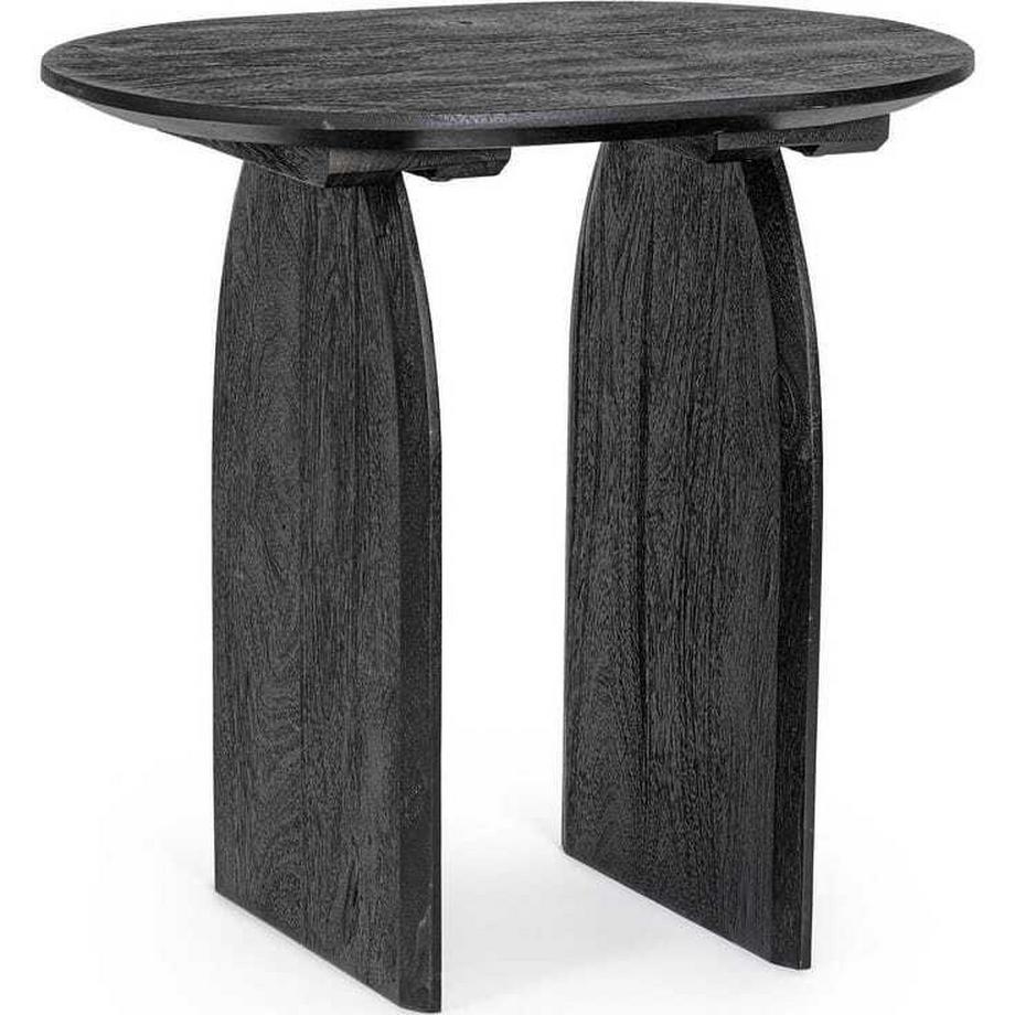 mutoni Table d&#039;appoint Monterrey noir 60x45  